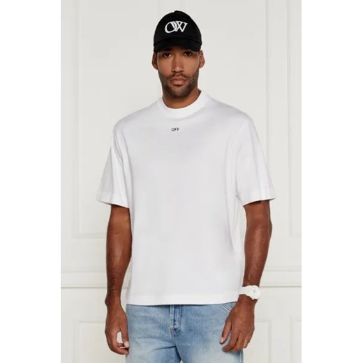 OFF-WHITE T-shirt Dragon arrow skate | Regular Fit ze sklepu Gomez Fashion Store w kategorii T-shirty męskie - zdjęcie 175003076