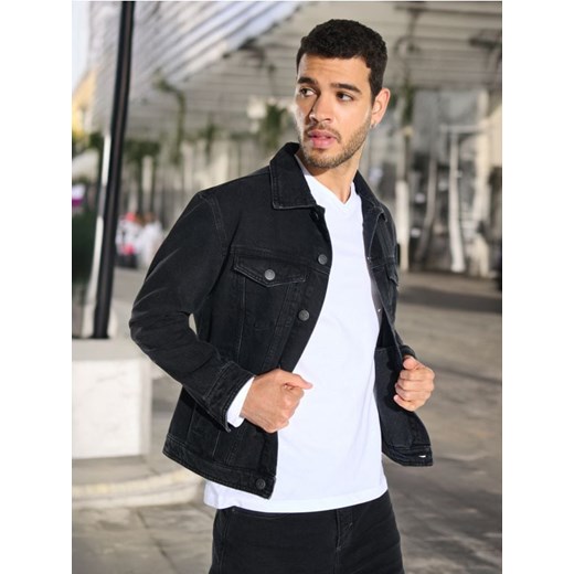 Sinsay - Jeansowa katana - czarny Sinsay S Sinsay