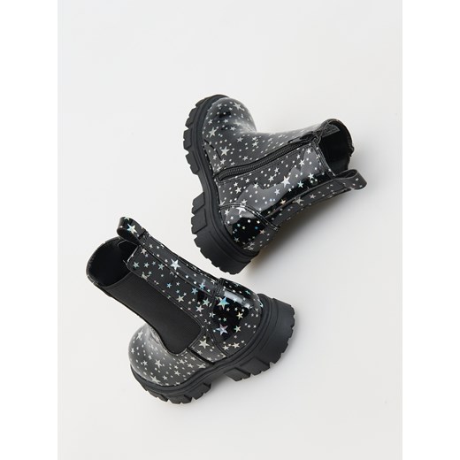 Reserved - Botki w gwiazdki - czarny Reserved 20/21 Reserved