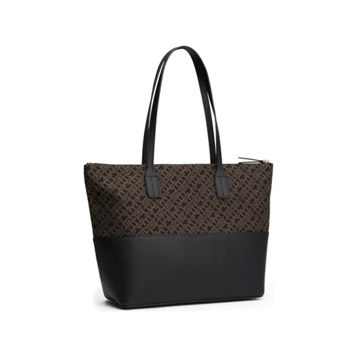 Tommy Hilfiger Skórzana shopperka JACQUARD Tommy Hilfiger One Size Gomez Fashion Store