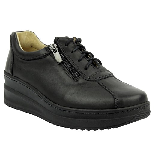 Sneakersy damskie Helios 377-2S, czarne Helios Komfort 41 ulubioneobuwie