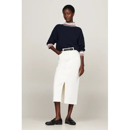 Sweter damski Tommy Hilfiger z okrągłym dekoltem
