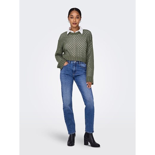 ONLY Sweter w kolorze khaki ze sklepu Limango Polska w kategorii Swetry damskie - zdjęcie 175020026
