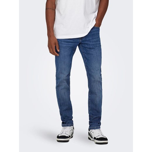 ONLY &amp; SONS Dżinsy - Slim fit - w kolorze niebieskim ze sklepu Limango Polska w kategorii Jeansy męskie - zdjęcie 175020396