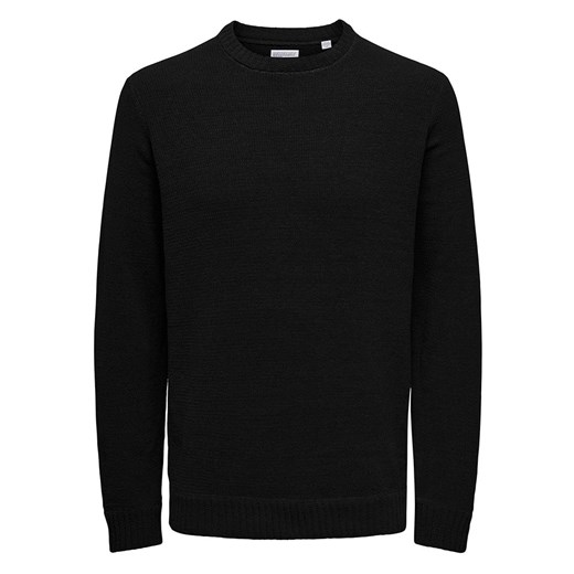 ONLY &amp; SONS Sweter w kolorze czarnym ze sklepu Limango Polska w kategorii Swetry męskie - zdjęcie 175020419