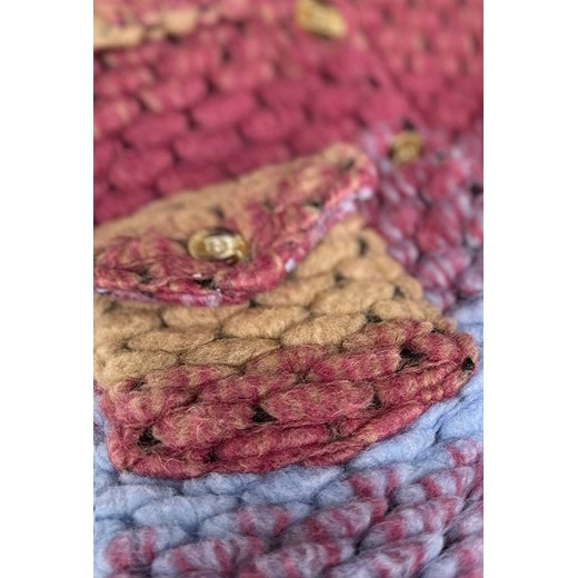 Koszulowa kurtka damska z kołnierzem ciemny róż (2453) Goodlookin.pl Uniwersalny goodlookin.pl