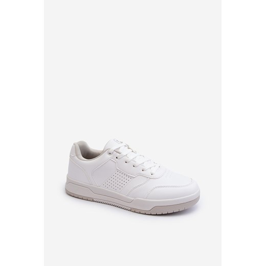 Sneakersy Eko Skórzane Męskie Białe Radikalle 24MN20-6942 ze sklepu ZAZOO w kategorii Buty sportowe męskie - zdjęcie 175027076