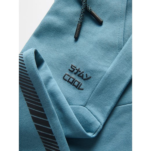 Reserved - Dresowe spodnie jogger - ciemny turkus Reserved 158 (12 lat) Reserved
