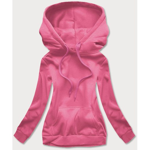 Damska bluza dresowa ciemny róż (W02-19) ze sklepu goodlookin.pl w kategorii Bluzy damskie - zdjęcie 175045368
