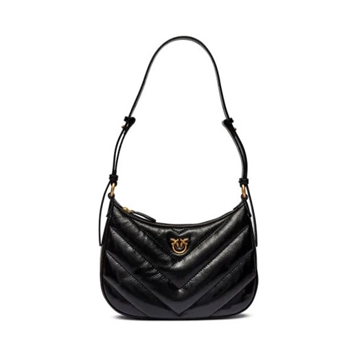 Pinko Skórzana torebka na ramię HALF MOON MINI Pinko One Size Gomez Fashion Store