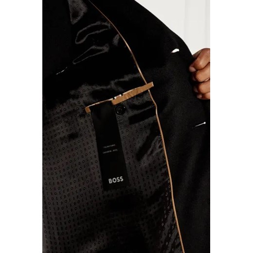 BOSS BLACK Wełniany płaszcz Hyde | z dodatkiem kaszmiru 52 Gomez Fashion Store