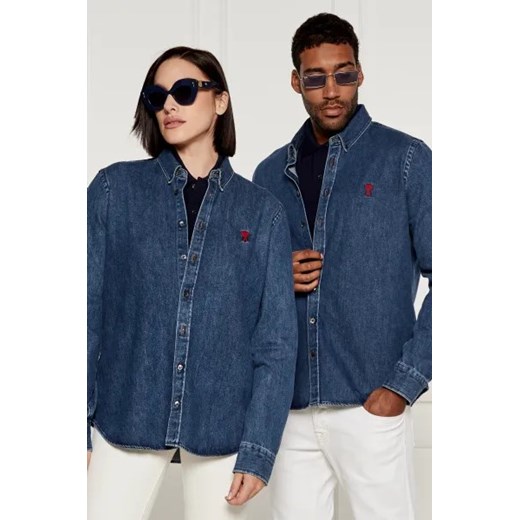 AMI Paris Jeansowa koszula | Regular Fit Ami Paris XL Gomez Fashion Store