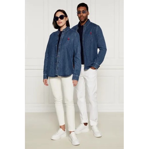 AMI Paris Jeansowa koszula | Regular Fit Ami Paris L Gomez Fashion Store