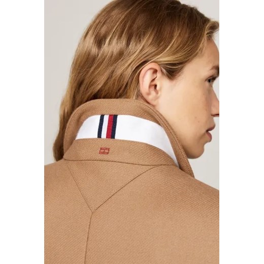 Tommy Hilfiger Wełniany płaszcz | z dodatkiem kaszmiru Tommy Hilfiger 46 Gomez Fashion Store