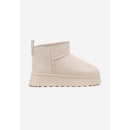 Śniegowce damskie Born2be bez zapięcia casual 