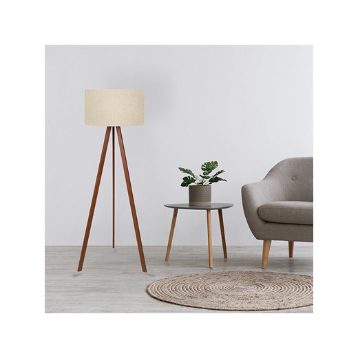 Scandinavia Concept Lampa stojąca w kolorze brązowo-beżowym - wys. 140 x Ø 38 cm ze sklepu Limango Polska w kategorii Oświetlenie - zdjęcie 175056736