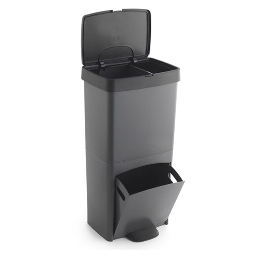 Joybos Kosz w kolorze czarnym na śmieci - wys. 76 cm - id: 15851209 - marki Joybos - 175056786 Joybos Kosz w kolorze czarnym na śmieci - wys. 76 cm ze sklepu Limango Polska w kategorii Perfumy męskie - zdjęcie 175056786