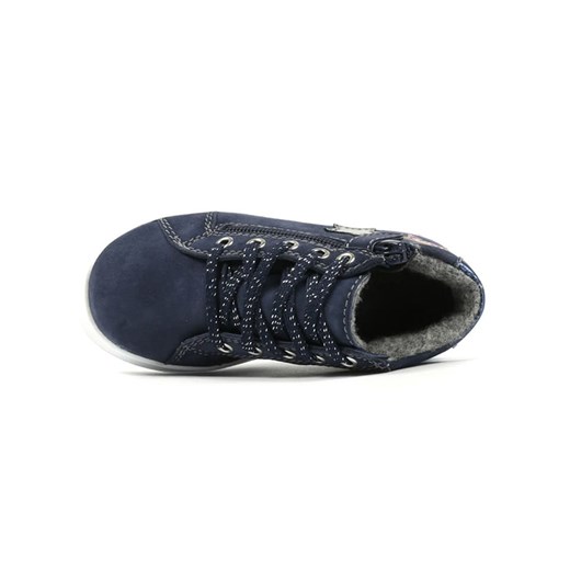 Richter Shoes Skórzane sneakersy "Alessa" w kolorze granatowym 34 okazja Limango Polska