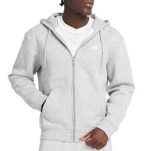 Bluza New Balance MJ43902AG - szara ze sklepu streetstyle24.pl w kategorii Bluzy męskie - zdjęcie 175065508