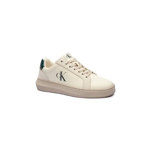 Buty sportowe męskie beżowe Calvin Klein z tkaniny