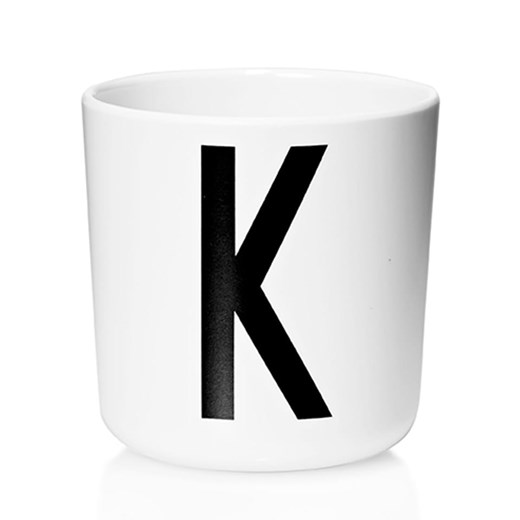 Design Letters Kubek "K" w kolorze białym - 175 ml Design Letters onesize okazja Limango Polska
