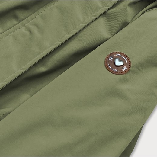Kurtka damska z kapturem khaki (can-563) Goodlookin.pl XXL (44) goodlookin.pl