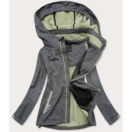 Sportowa kurtka damska szara (hv-909) Goodlookin.pl S (36) goodlookin.pl