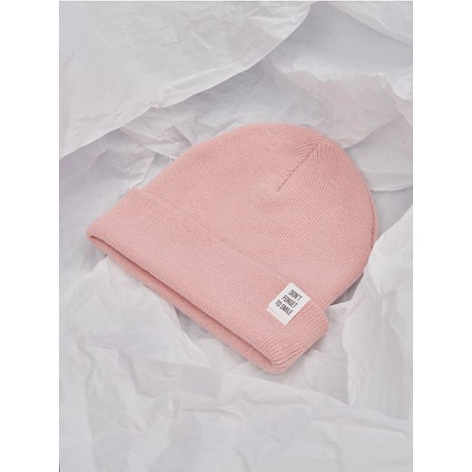 Sinsay - Czapka beanie - różowy ze sklepu Sinsay w kategorii Czapki zimowe damskie - zdjęcie 175069486