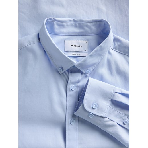 Koszula męska Reserved na wiosnę z klasycznym kołnierzykiem 