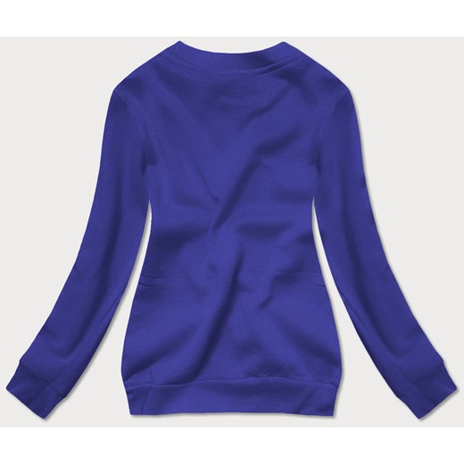 Bluza dresowa damska ze ściągaczami chabrowa (W01-65) Goodlookin.pl XL (42) promocja goodlookin.pl