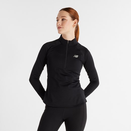 Bluza damska New Balance WT43200BK – czarna ze sklepu New Balance Poland w kategorii Bluzy damskie - zdjęcie 175074256