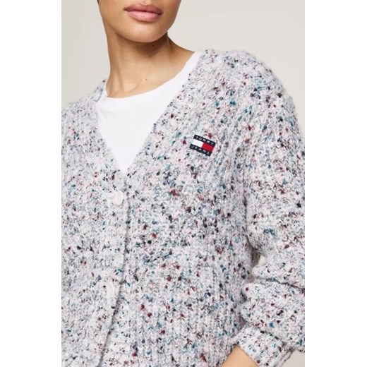 Tommy Jeans Kardigan | Relaxed fit | z dodatkiem wełny Tommy Jeans M Gomez Fashion Store