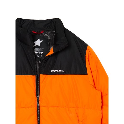 Cropp - Pomarańczowa kurtka puffer - pomarańczowy Cropp L Cropp