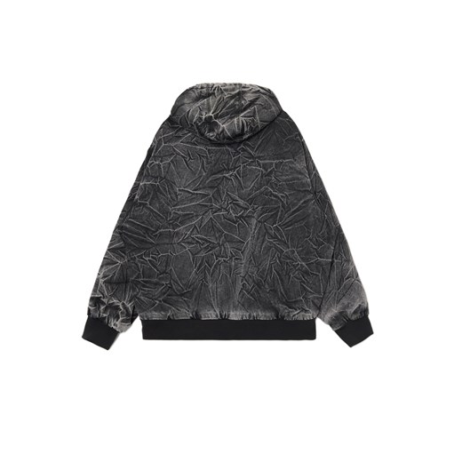 Cropp - Kurtka bomber typu hoodie - czarny Cropp M Cropp