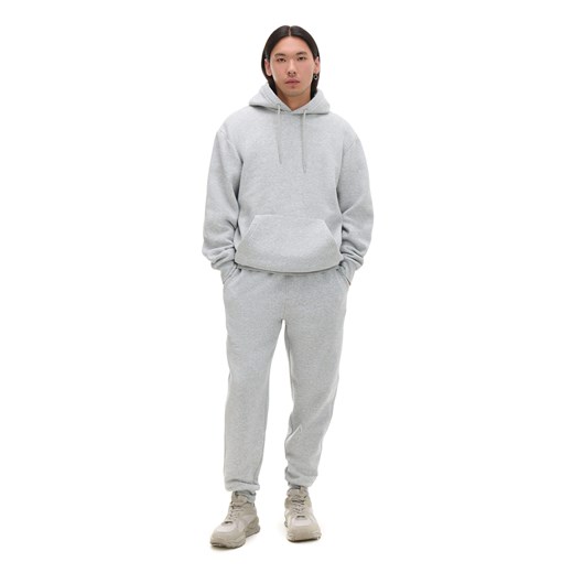 Cropp - Melanżowe dresowe joggery - jasny szary Cropp XXL Cropp