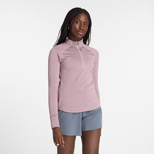 Bluza damska New Balance WT43200IWH – różowa ze sklepu New Balance Poland w kategorii Bluzy damskie - zdjęcie 175077177