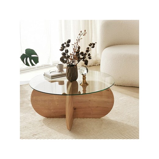 Scandinavia Concept Ława "Bubble" w kolorze jasnobrązowym - wys. 35 x Ø 75 cm - id: 14133668 - marki Scandinavia Concept - 175080696 Scandinavia Concept Ława "Bubble" w kolorze jasnobrązowym - wys. 35 x Ø 75 cm ze sklepu Limango Polska w kategorii Stoliki kawowe - zdjęcie 175080696