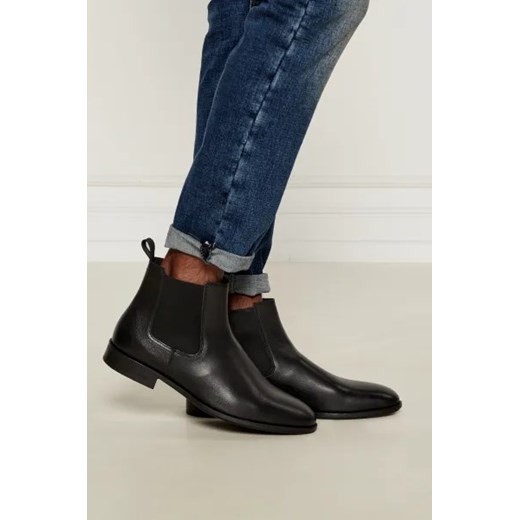 BOSS BLACK Skórzane sztyblety Colby_Cheb_gr 44 Gomez Fashion Store