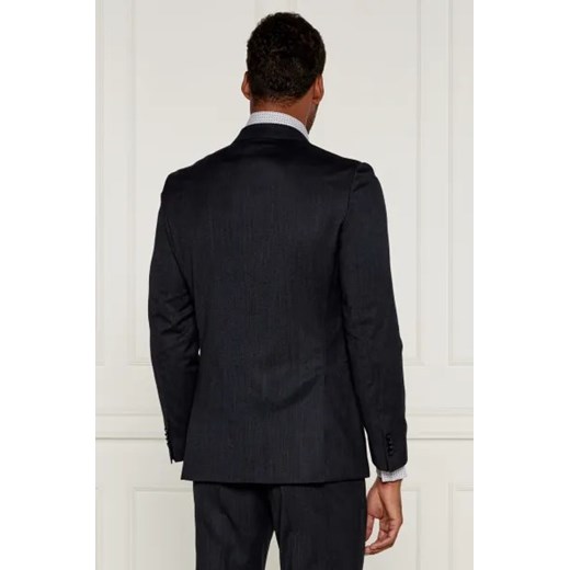 Garnitur męski czarny BOSS HUGO z elastanu 