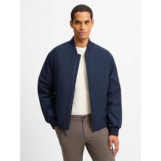 Calvin Klein Bluza męska Mężczyźni granatowy jednolity ze sklepu vangraaf w kategorii Bluzy męskie - zdjęcie 175089505