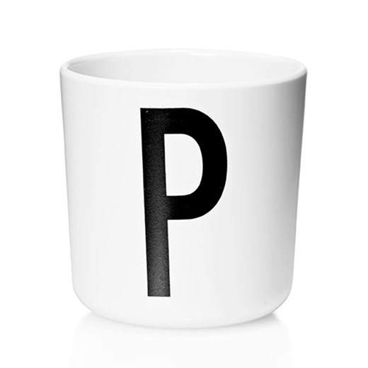 Design Letters Kubek "P" w kolorze białym - 175 ml Design Letters onesize wyprzedaż Limango Polska