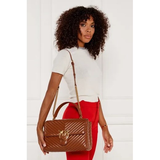 Pinko Skórzana torebka na ramię LOVE LADY PUFF Pinko One Size Gomez Fashion Store