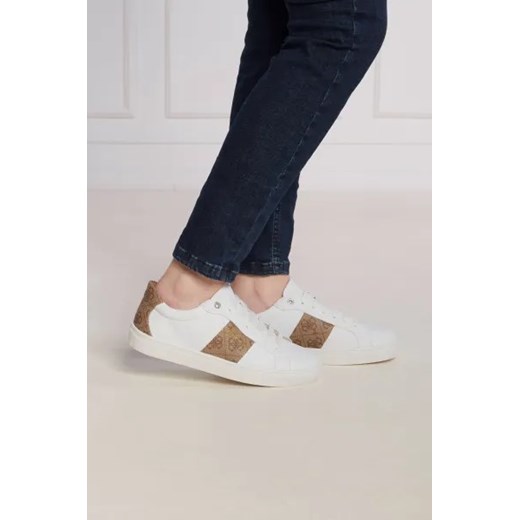 Buty sportowe damskie Guess sneakersy z tworzywa sztucznego
