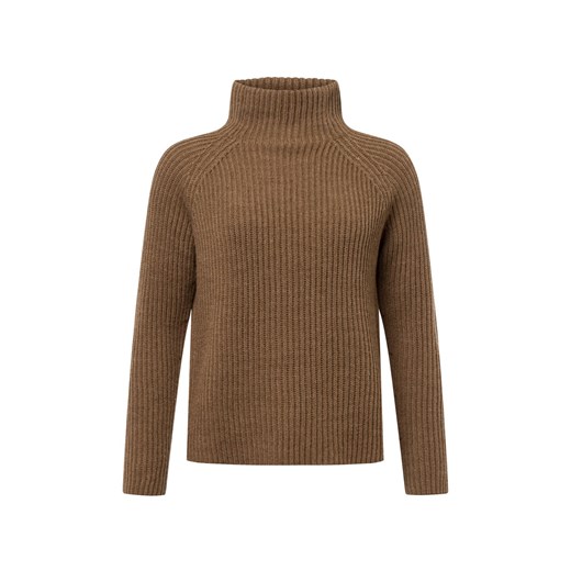 Drykorn Damski sweter z dzianiny z zawartością alpaki - Arwen Kobiety dzianina grubo tkana brązowy jednolity ze sklepu vangraaf w kategorii Swetry damskie - zdjęcie 175103495