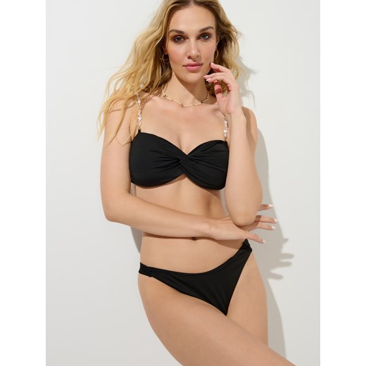 Sinsay - Góra od bikini - czarny Sinsay S Sinsay