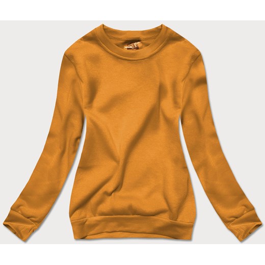 Bluza dresowa damska ze ściągaczami musztardowa (w01-26) ze sklepu goodlookin.pl w kategorii Bluzy damskie - zdjęcie 175105836