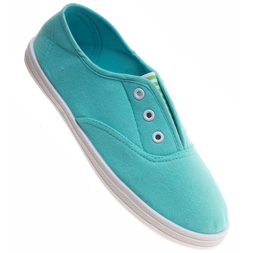 Trampki dziecięce niebieskie tkaninowe 