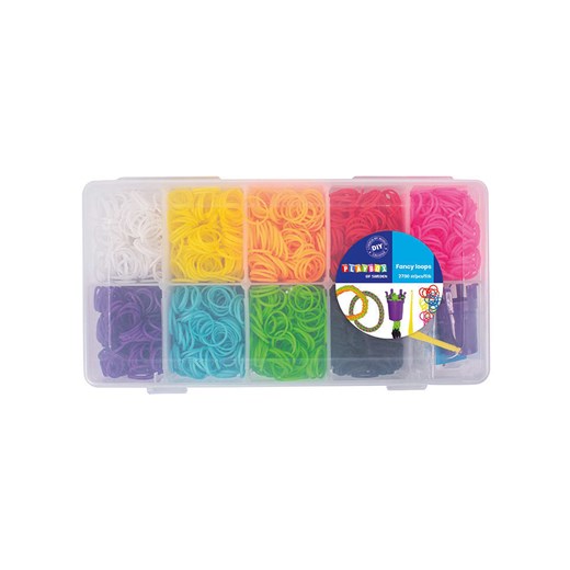 Playbox 2700-częściowy zestaw kolorowych gumek Loom Bands - 5+ ze sklepu Limango Polska w kategorii Zabawki - zdjęcie 175109289