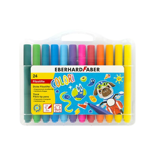 Eberhard Faber Flamastry (24 szt.) &quot;Colori&quot; ze sklepu Limango Polska w kategorii Akcesoria biurowe - zdjęcie 175111619