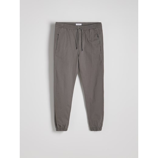 Reserved - Spodnie jogger slim - szary Reserved S Reserved